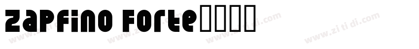 Zapfino Forte字体转换